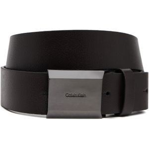 Herrengürtel Calvin Klein Adj Beveled Plaque Pb 35Mm K50K512835 Schwarz