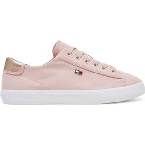 Sneakers Tommy Hilfiger Vulc Canvas Lace Up Sneaker FW0FW08647 Rosa
