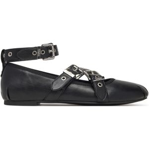 Ballerinas Buffalo Daphne Mary Buckle 1620029 Schwarz