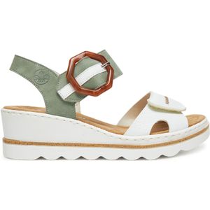 Sandalen Rieker 67476-81 Weiß