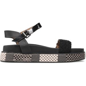 Sandalen Wrangler Amaya Woven WL21661A Schwarz