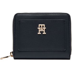 Große Damen Geldbörse Tommy Hilfiger Distinct Med Za AW0AW16722 Dunkelblau