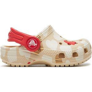 Pantoletten Crocs Classic Heart Print Clog T 206832 Beige
