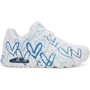 Sneakers Skechers Uno - Spread the Love 155507/WBL Weiß