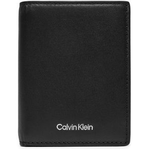 Große Herren Geldbörse Calvin Klein Ck Sleek Bifold 7cc W/Coin K50K512694 Schwarz