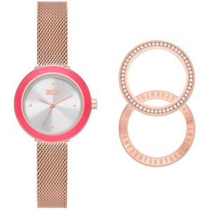 Uhr DKNY Sasha NY6654SET Rosé vergoldet