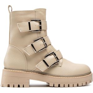 Schnürstiefeletten DeeZee ZAL13202-4 Beige