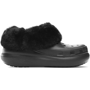Pantoletten Crocs Crocs Furever Crush Clog 208446 Schwarz