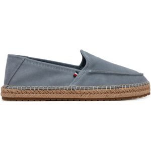 Espadrilles Tommy Hilfiger Hilfiger Flex Espa Suede Loafer FM0FM05392 Grau