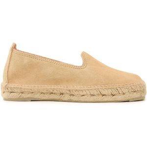 Espadrilles Manebi Suede Flat Espadrilles Beige
