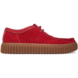 Halbschuhe Clarks Torhill Low 26180908 Rot