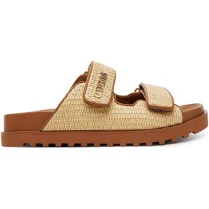 Pantoletten Guess Fadeliza FLJFDE FAP19 Braun