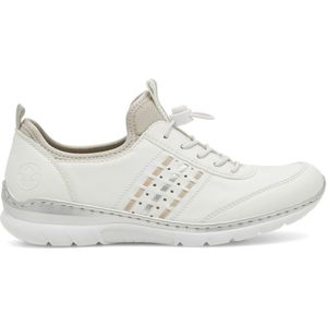 Halbschuhe Rieker L3259-80 Weiß
