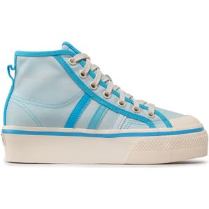 Sneakers aus Stoff adidas Nizza Platform Mid GX4604 Blau