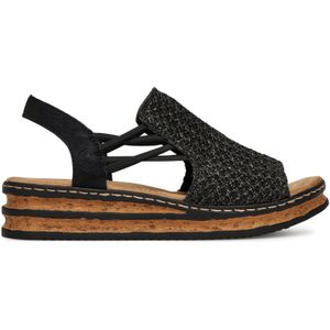 Sandalen Rieker 62941-00 Schwarz