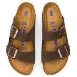 Pantoletten Birkenstock Arizona zamsz 0951313 Braun