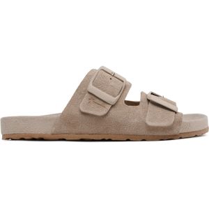 Pantoletten Manebi Suede Traveler Nordic Sandals W 1.9 RT Braun