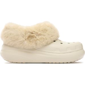 Pantoletten Crocs Crocs Furever Crush Clog 208446 Beige