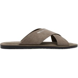 Pantoletten KARL LAGERFELD Kastor III KL70214 Grau
