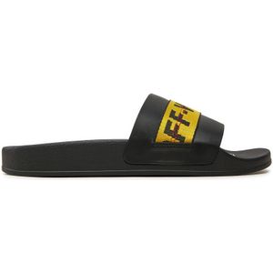 Pantoletten Off-White OMIC001S21MAT0031018 Schwarz