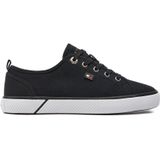 Sneakers aus Stoff Tommy Hilfiger Vulc Canvas Sneaker FW0FW08063 Schwarz