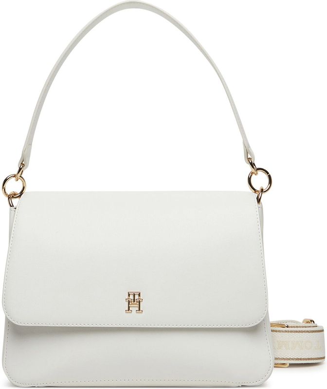 Handtasche Tommy Hilfiger Th Joy Shoulder Bag AW0AW16815 Weiß