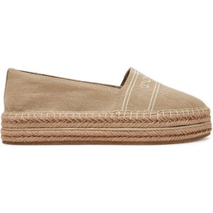 Espadrilles Tommy Hilfiger Denim Platform Espadrille FW0FW08543 Beige
