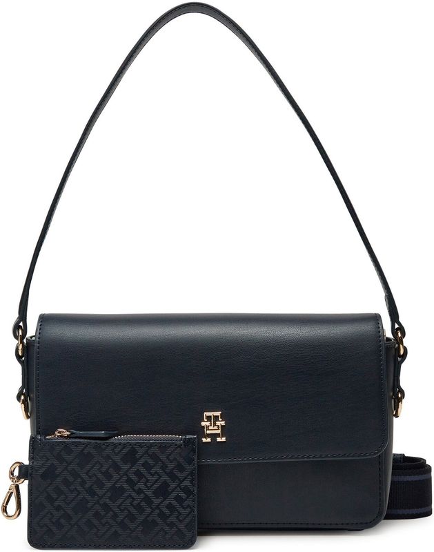 Handtasche Tommy Hilfiger Th Distinct Conv Crossover AW0AW17219 Dunkelblau