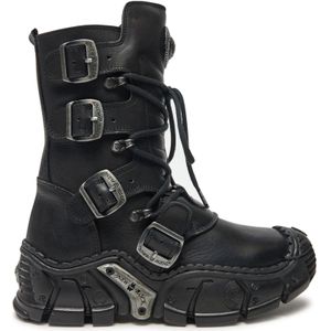 Schnürstiefel NEW ROCK M-IMPACT013-S1 Schwarz