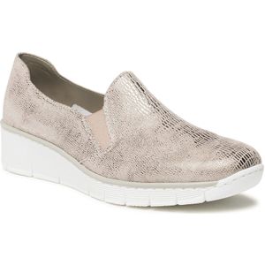Halbschuhe Rieker 537B0-62 Beige