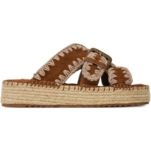 Espadrilles Mou Jute sandal MU.SW641003A Braun