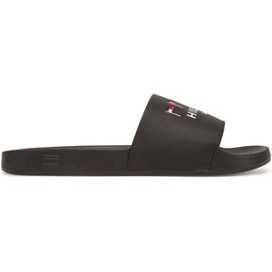 Pantoletten Tommy Hilfiger Flags Pool Slide FM0FM05431 Schwarz