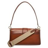 Handtasche Tommy Hilfiger Heritage Leather Conv Cross BAW0AW17400 Braun