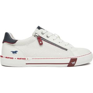 Sneakers aus Stoff Mustang 1353-309 Weiß