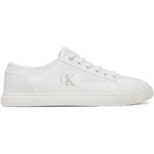 Sneakers aus Stoff Calvin Klein Jeans Ess Vulc Low Mg Canvas YM0YM01209 Weiß