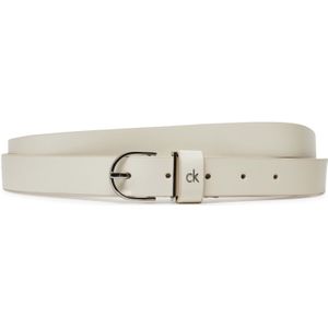 Damengürtel Calvin Klein Ck Metal Loop Round Buckle 2.5 K60K613147 Weiß