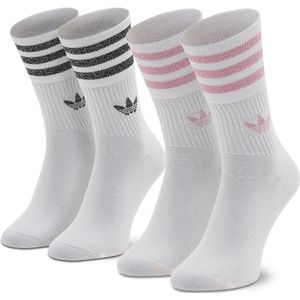 Hohe Unisex-Socken adidas Mid Cut Glt Sck HK0301 Weiß