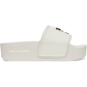 Pantoletten KARL LAGERFELD Kondo Maxi KL80805A Weiß