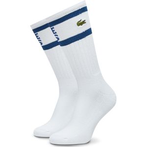 Hohe Herrensocken Lacoste RA8095-00 F2F Weiß