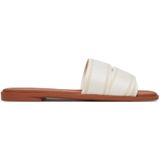Pantoletten Tommy Hilfiger Webbing Mule FW0FW08421 Weiß