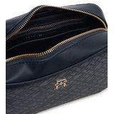 Handtasche Tommy Hilfiger Th Distinct Camera Bag Mono AW0AW17221 Dunkelblau
