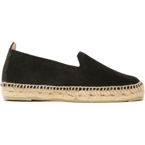 Espadrilles Manebi Suede Flat Espadrilles Schwarz