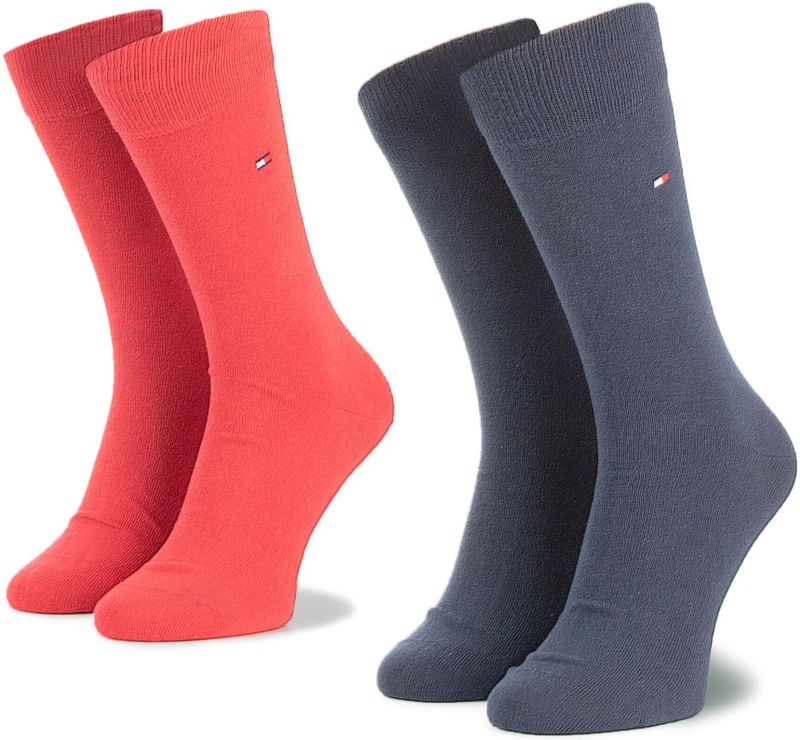 2er-Set hohe Herrensocken Tommy Hilfiger 371111 Dunkelblau