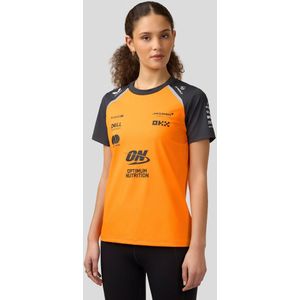McLaren - Formula 1 Team Set Up - T-shirt - Papaya - Mesh Achterpaneel, Lasergesneden Gaten voor Ventilatie