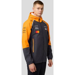 Officieel Unisex McLaren Formula 1 Team Waterproof Regenjas - Phantom/papaya