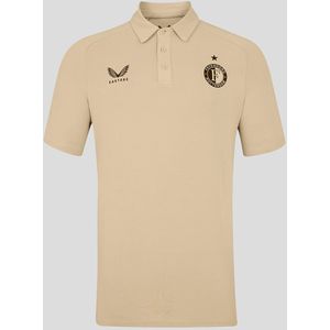 Feyenoord Travel Polo 2025-2026 - Mannen - Beige