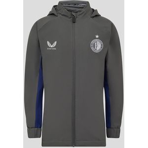 Feyenoord Performance Regenjas 2025-2026 - Junior - Grijs