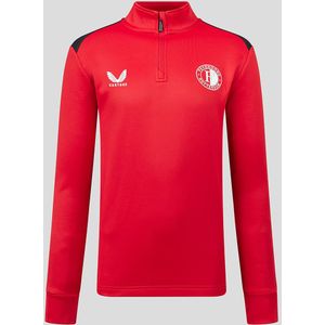 Feyenoord Spelers Top Met 1/4 Rits En Fleece - Vrouwen