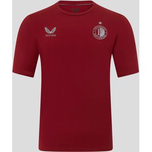 Feyenoord Travel T-shirt 2025-2026 - Mannen - Rood