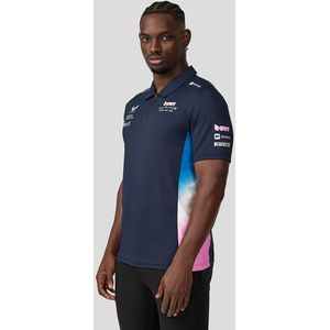 Bwt Alpine Formule 1 Team Officieel Poloshirt Voor Heren - Marineblauw